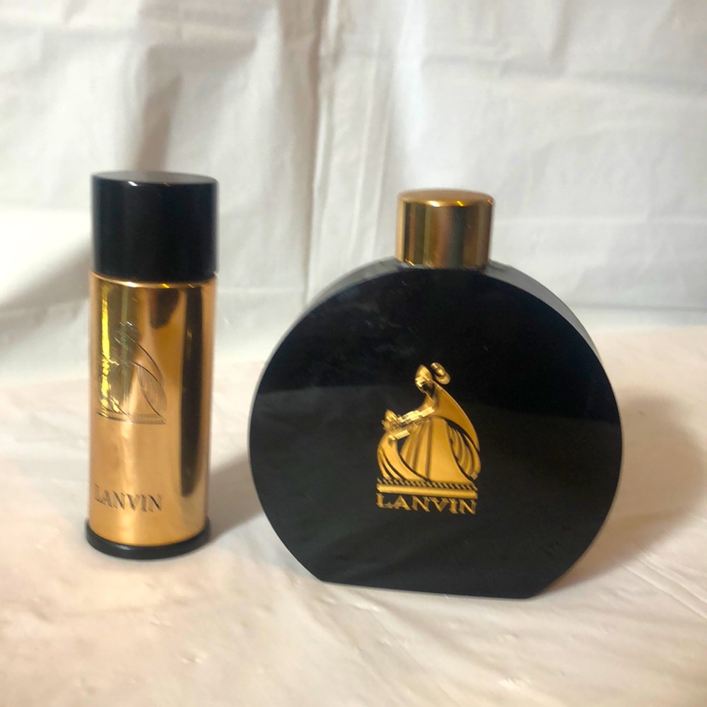Lanvin Arpege talc (full) & cologne (1/3 full) vintage in very good condition